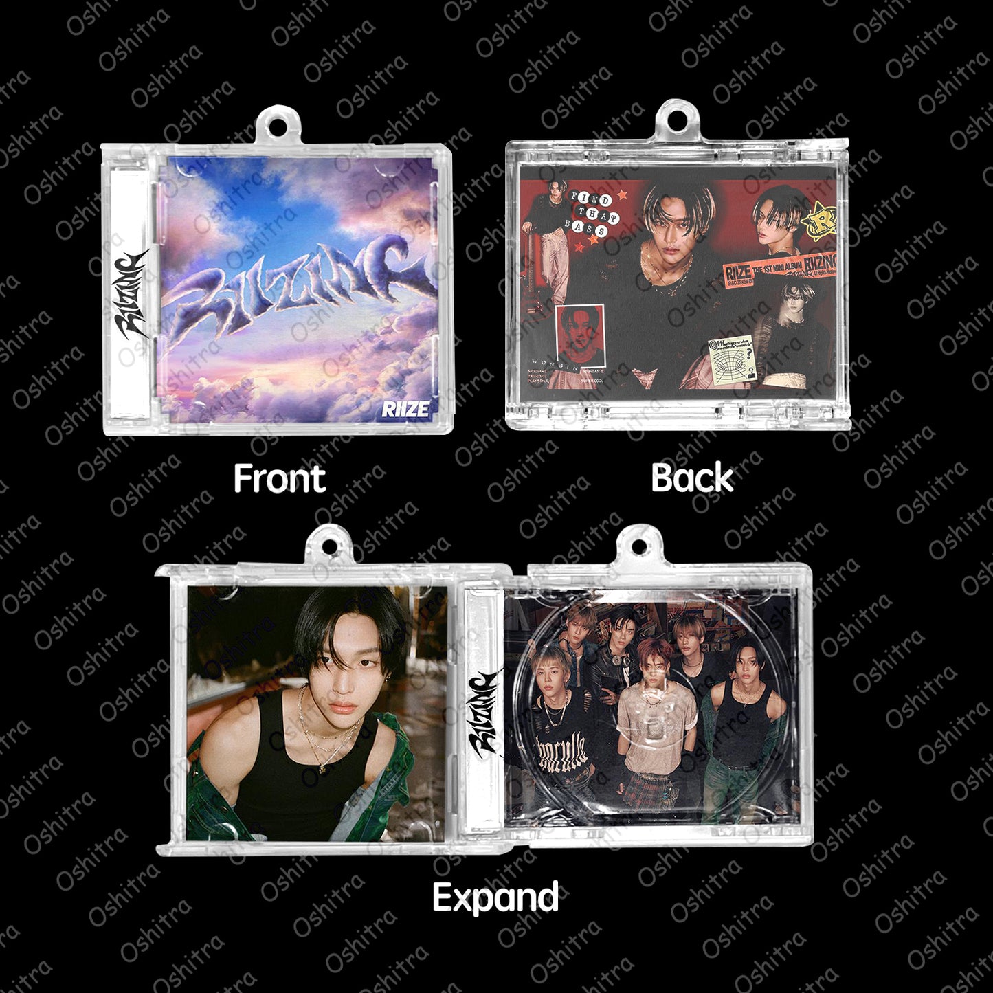 RIIZE「Riizing」Mini Album NFCミニアルバムキーホルダー スマホタッチで音楽再生 推し活グッズ