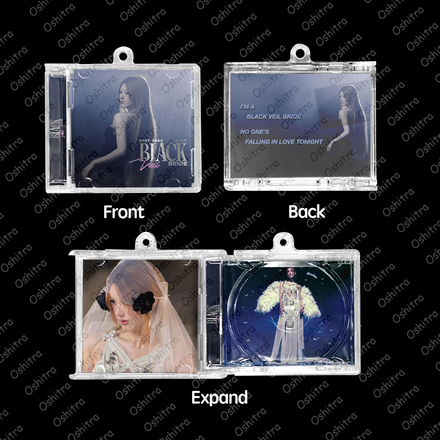 ROSY「Black Veil Bride」Mini Album NFCミニアルバムキーホルダー スマホタッチで音楽再生 推し活グッズ