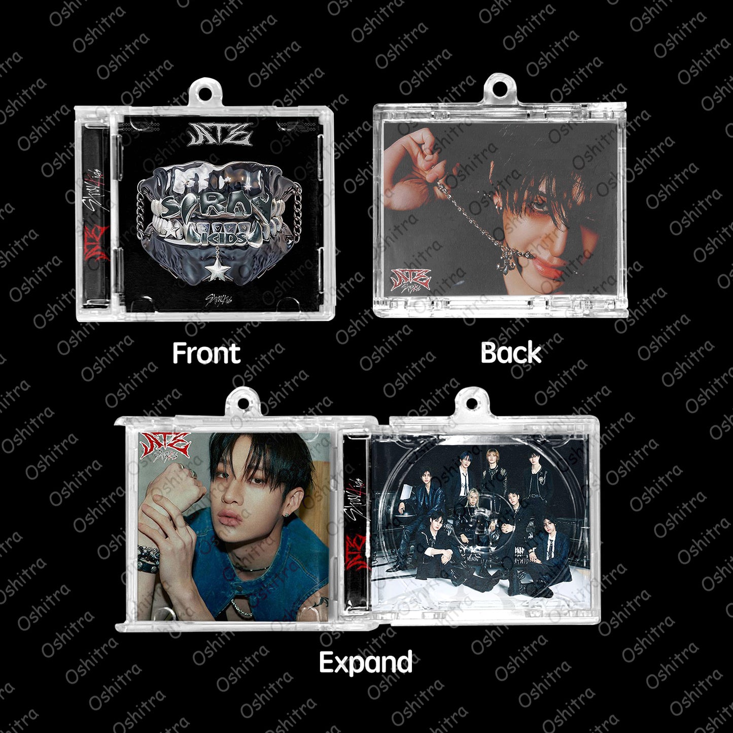 StrayKids「ATE」Mini Album NFCミニアルバムキーホルダー スマホタッチで音楽再生 推し活グッズ