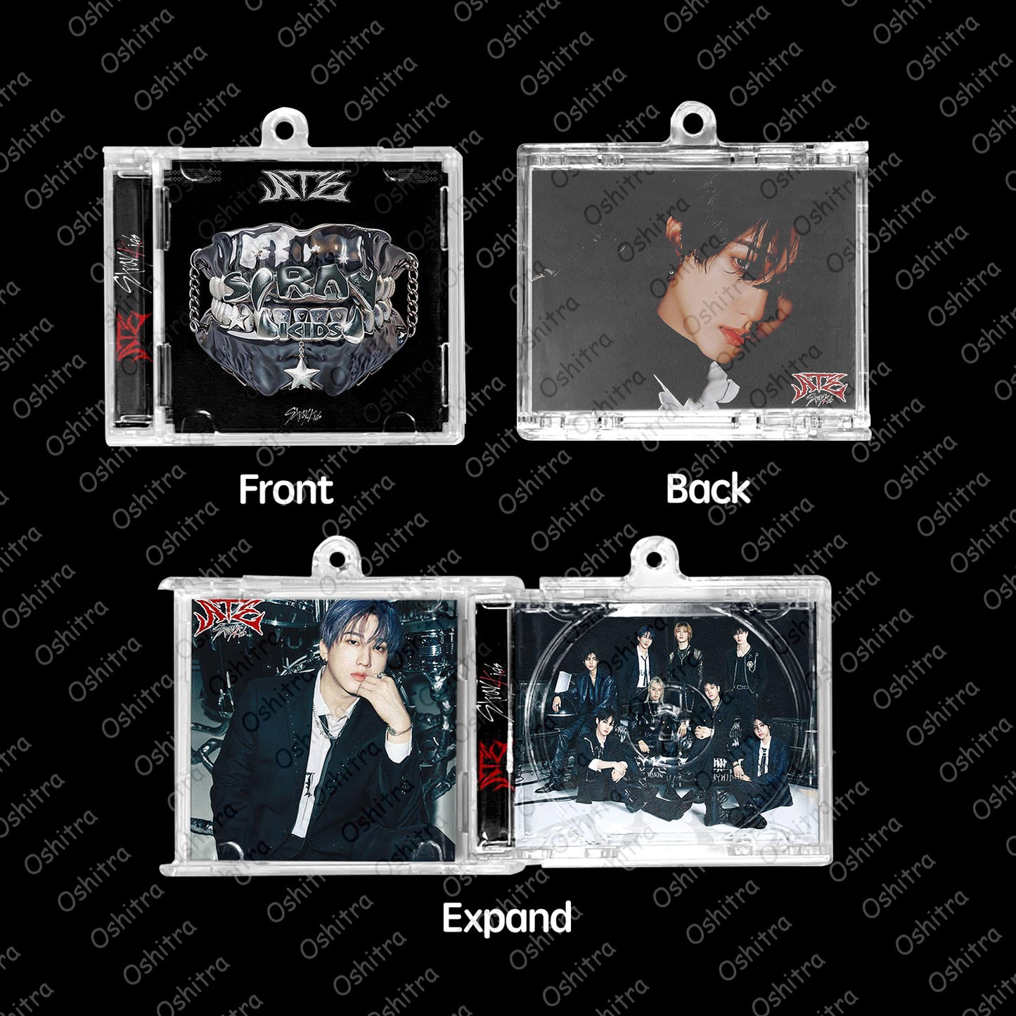 StrayKids「ATE」Mini Album NFCミニアルバムキーホルダー スマホタッチで音楽再生 推し活グッズ