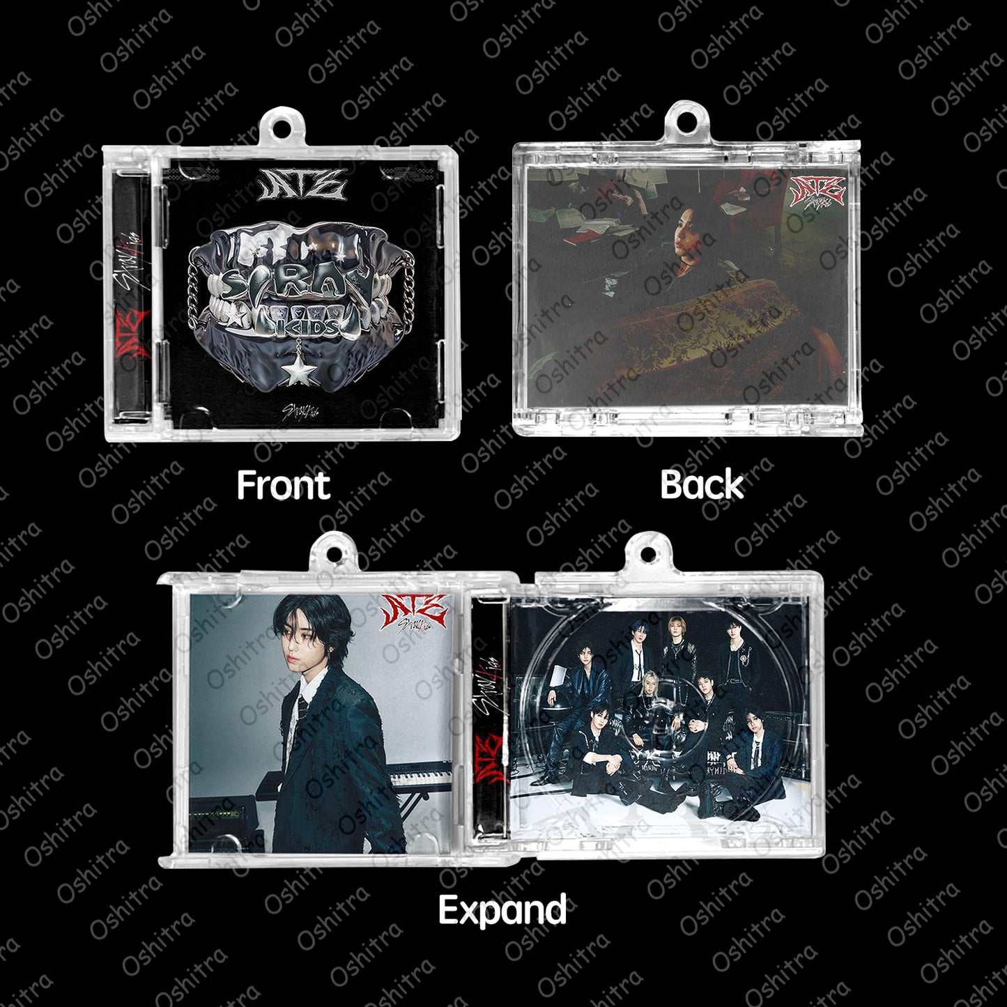 StrayKids「ATE」Mini Album NFCミニアルバムキーホルダー スマホタッチで音楽再生 推し活グッズ