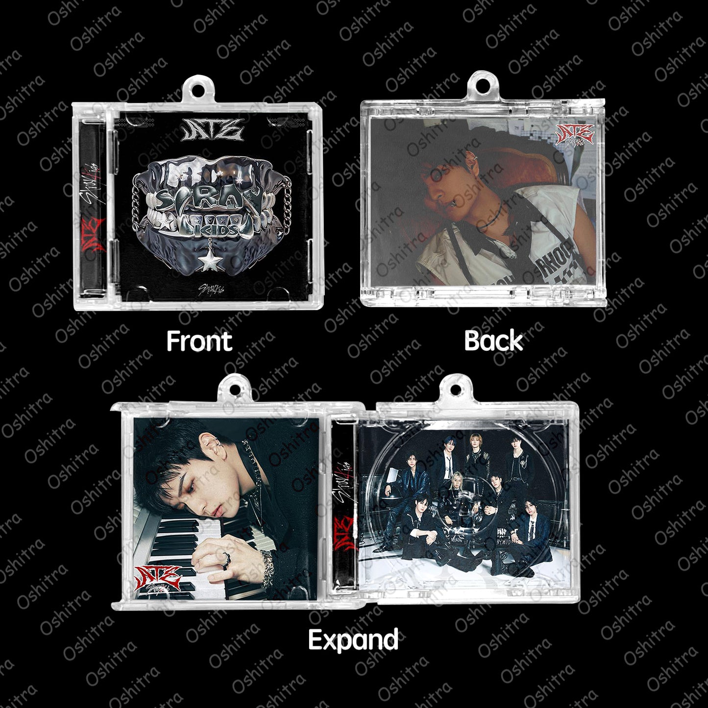 StrayKids「ATE」Mini Album NFCミニアルバムキーホルダー スマホタッチで音楽再生 推し活グッズ