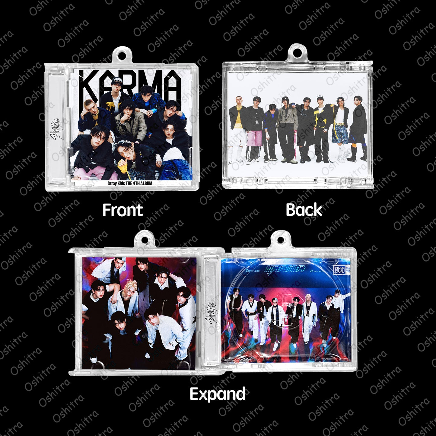 StrayKids「KARMA」Mini Album NFCミニアルバムキーホルダー スマホタッチで音楽再生 推し活グッズ