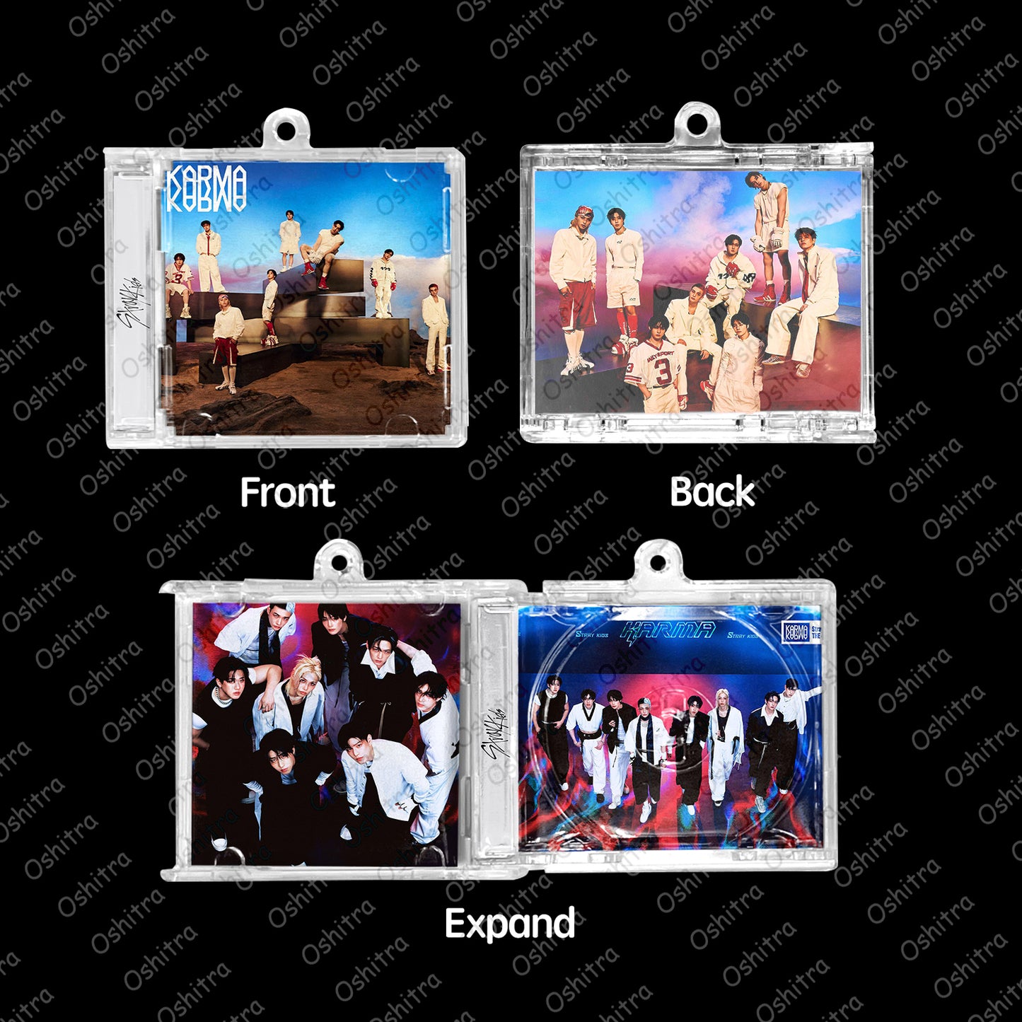 StrayKids「KARMA」Mini Album NFCミニアルバムキーホルダー スマホタッチで音楽再生 推し活グッズ