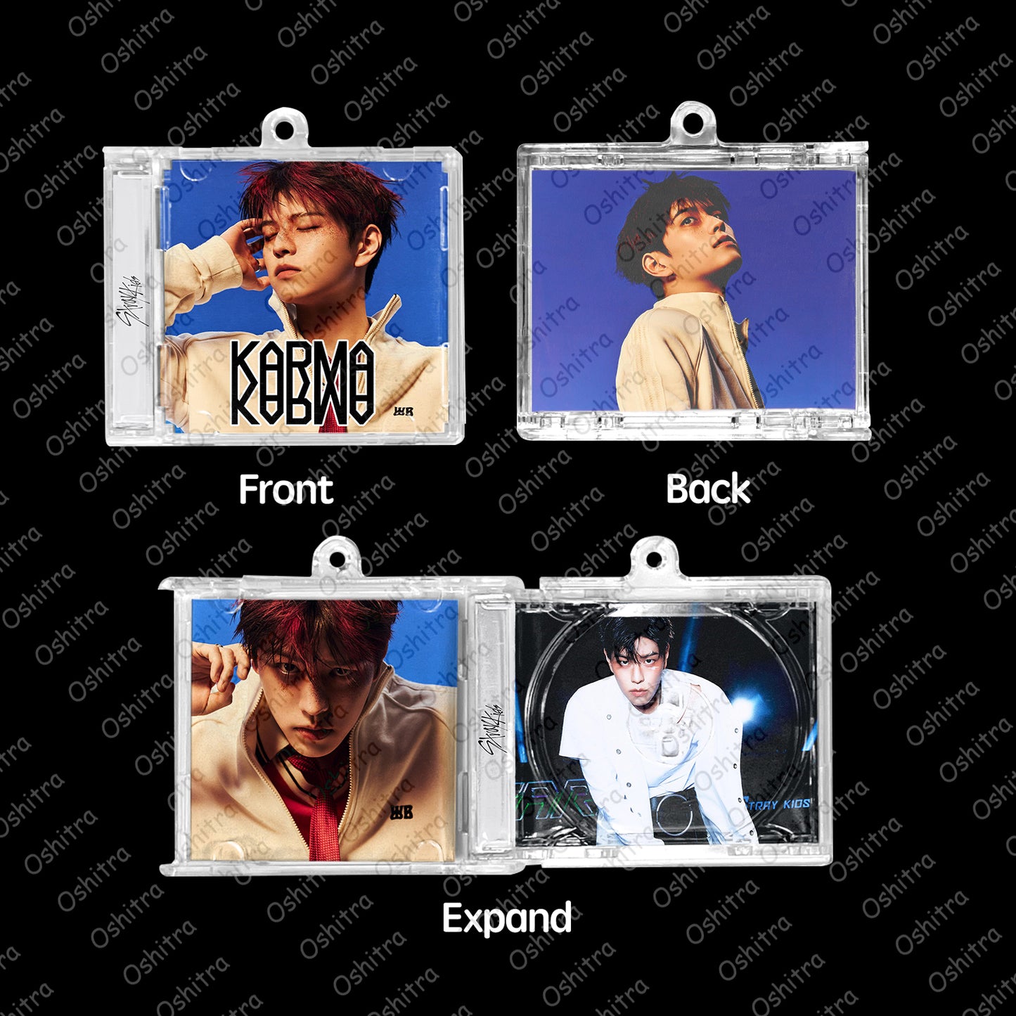 StrayKids「KARMA」Mini Album NFCミニアルバムキーホルダー スマホタッチで音楽再生 推し活グッズ