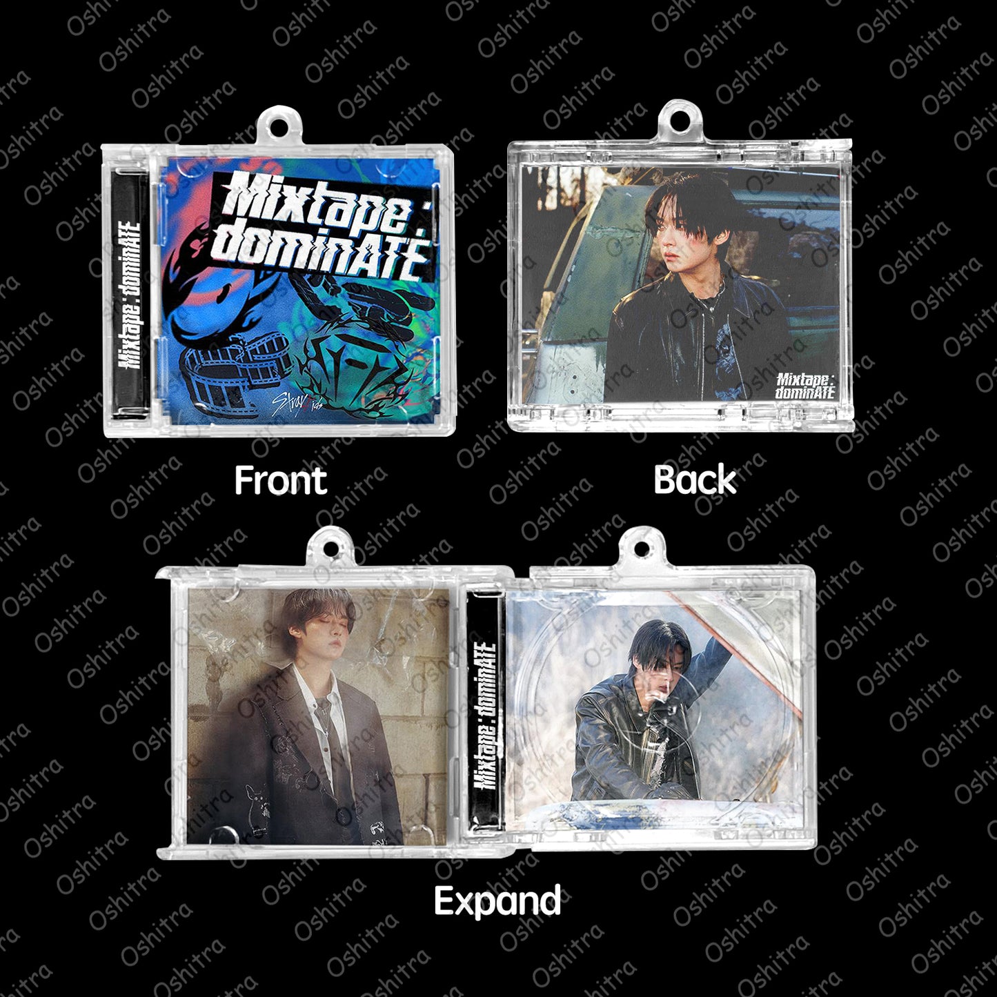 StrayKids「Mixtape dominATE」Mini Album NFCミニアルバムキーホルダー スマホタッチで音楽再生 推し活グッズ