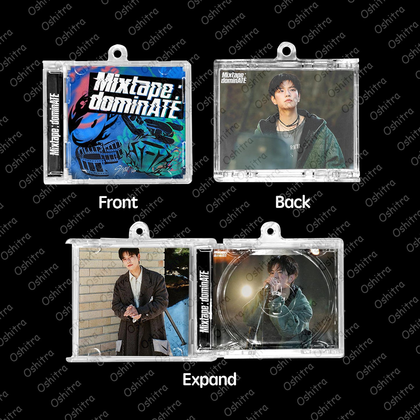 StrayKids「Mixtape dominATE」Mini Album NFCミニアルバムキーホルダー スマホタッチで音楽再生 推し活グッズ