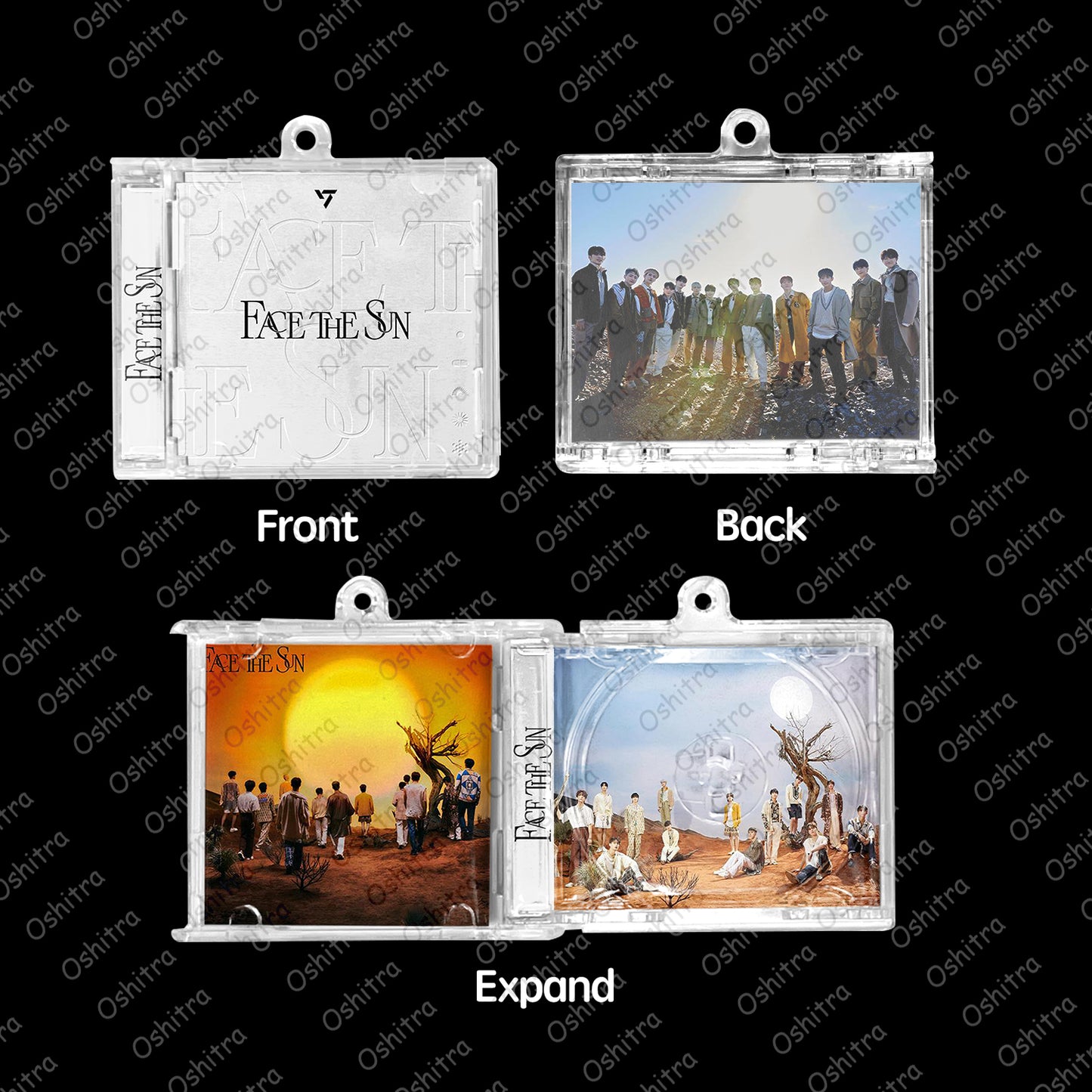 Seventeen「Face The Sun」Mini Album NFCミニアルバムキーホルダー スマホタッチで音楽再生 推し活グッズ
