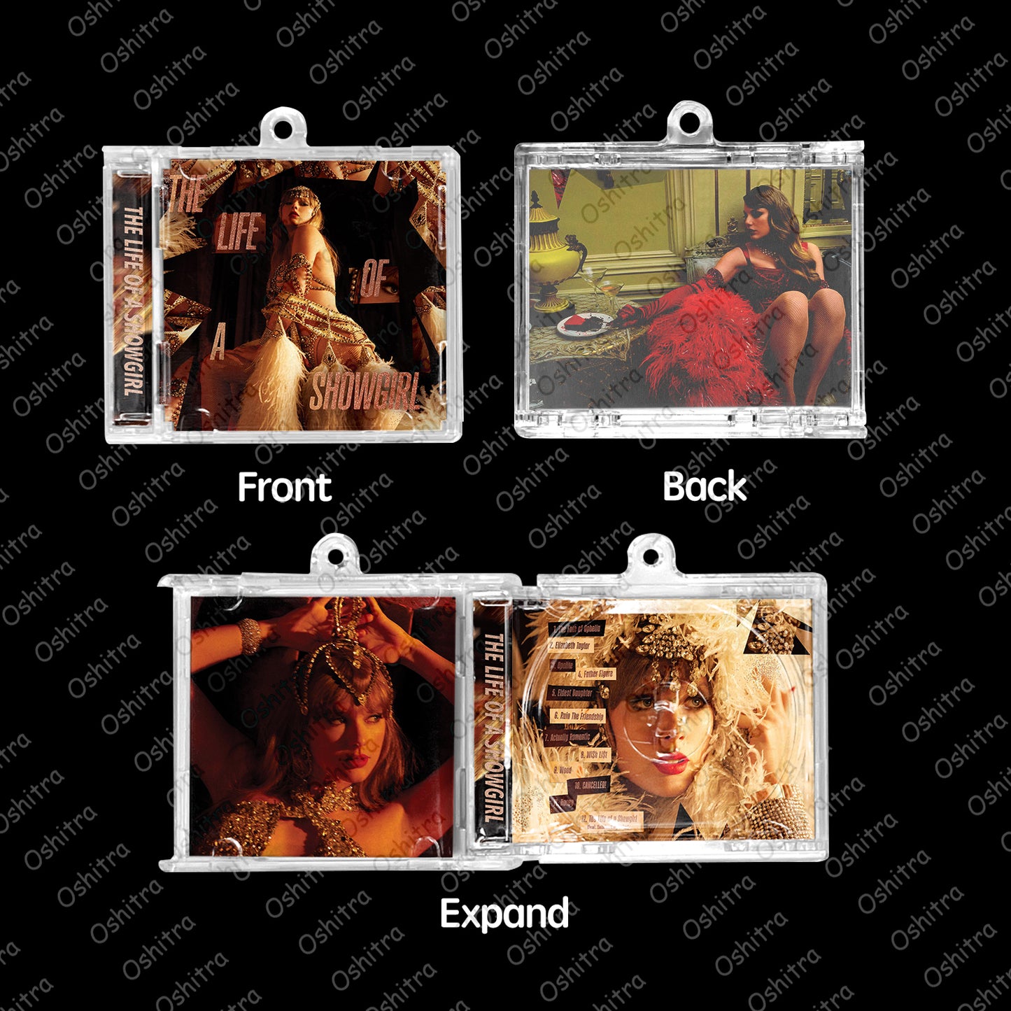 TaylorSwift「The Life Of A Showgirl」Mini Album NFCミニアルバムキーホルダー スマホタッチで音楽再生 推し活グッズ
