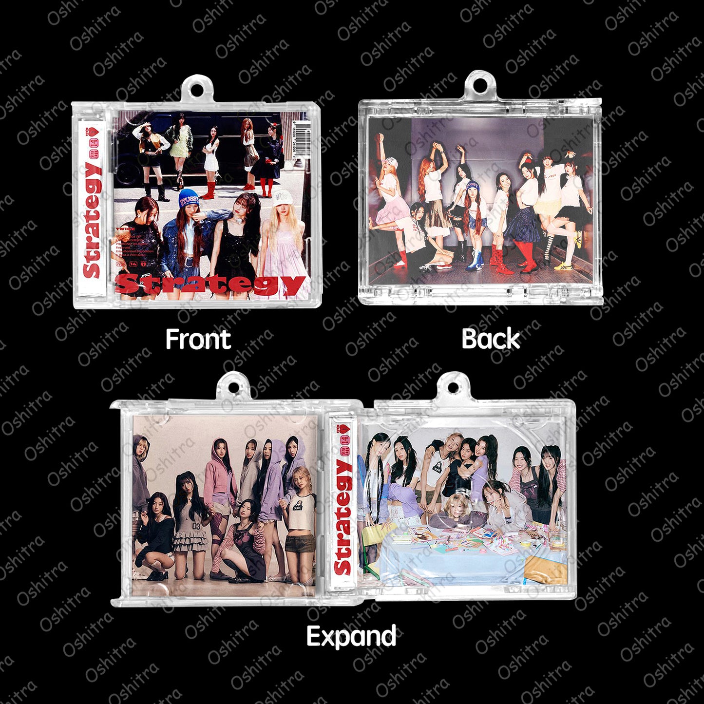 Twice「Strategy」Mini Album NFCミニアルバムキーホルダー スマホタッチで音楽再生 推し活グッズ