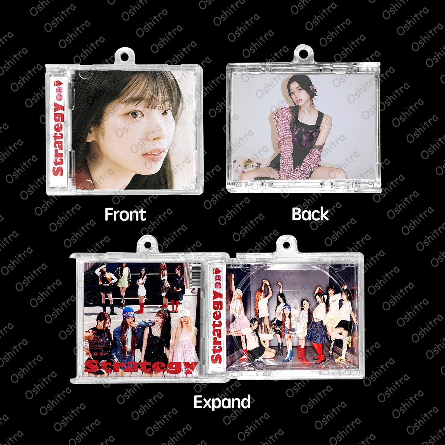Twice「Strategy」Mini Album NFCミニアルバムキーホルダー スマホタッチで音楽再生 推し活グッズ