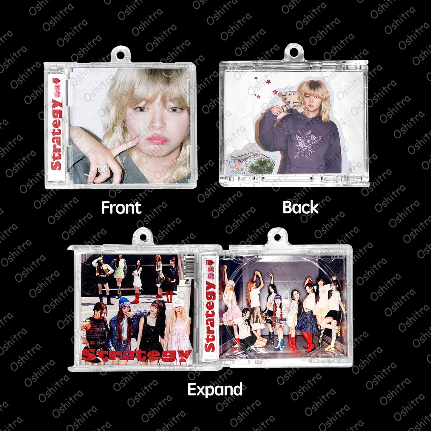 Twice「Strategy」Mini Album NFCミニアルバムキーホルダー スマホタッチで音楽再生 推し活グッズ