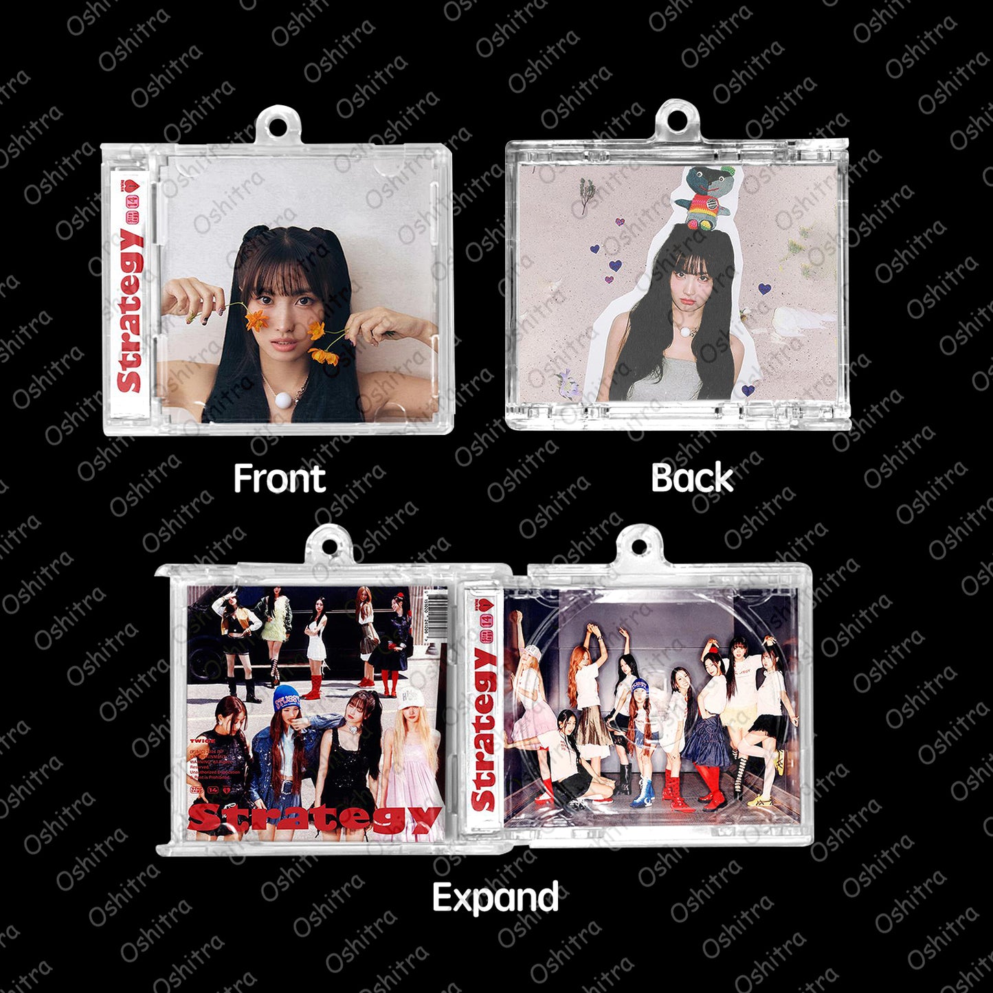 Twice「Strategy」Mini Album NFCミニアルバムキーホルダー スマホタッチで音楽再生 推し活グッズ