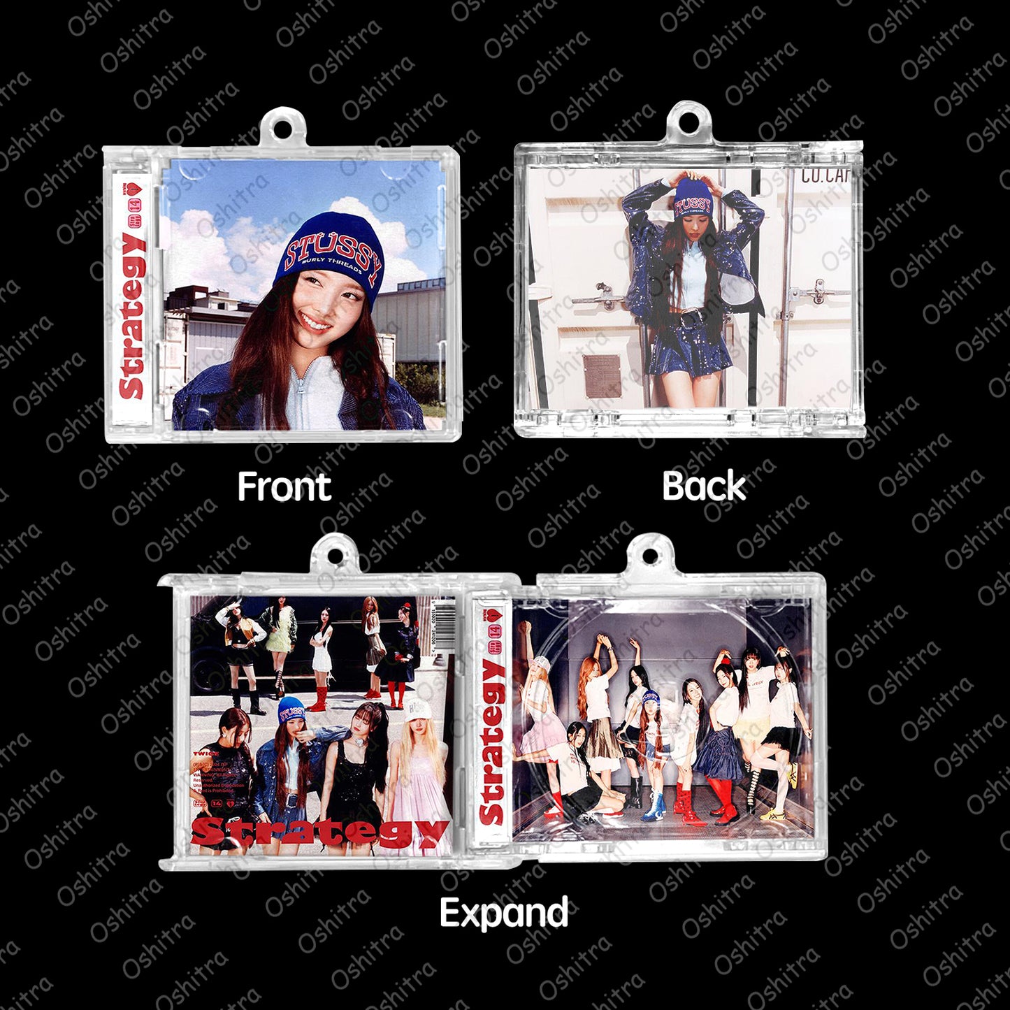Twice「Strategy」Mini Album NFCミニアルバムキーホルダー スマホタッチで音楽再生 推し活グッズ