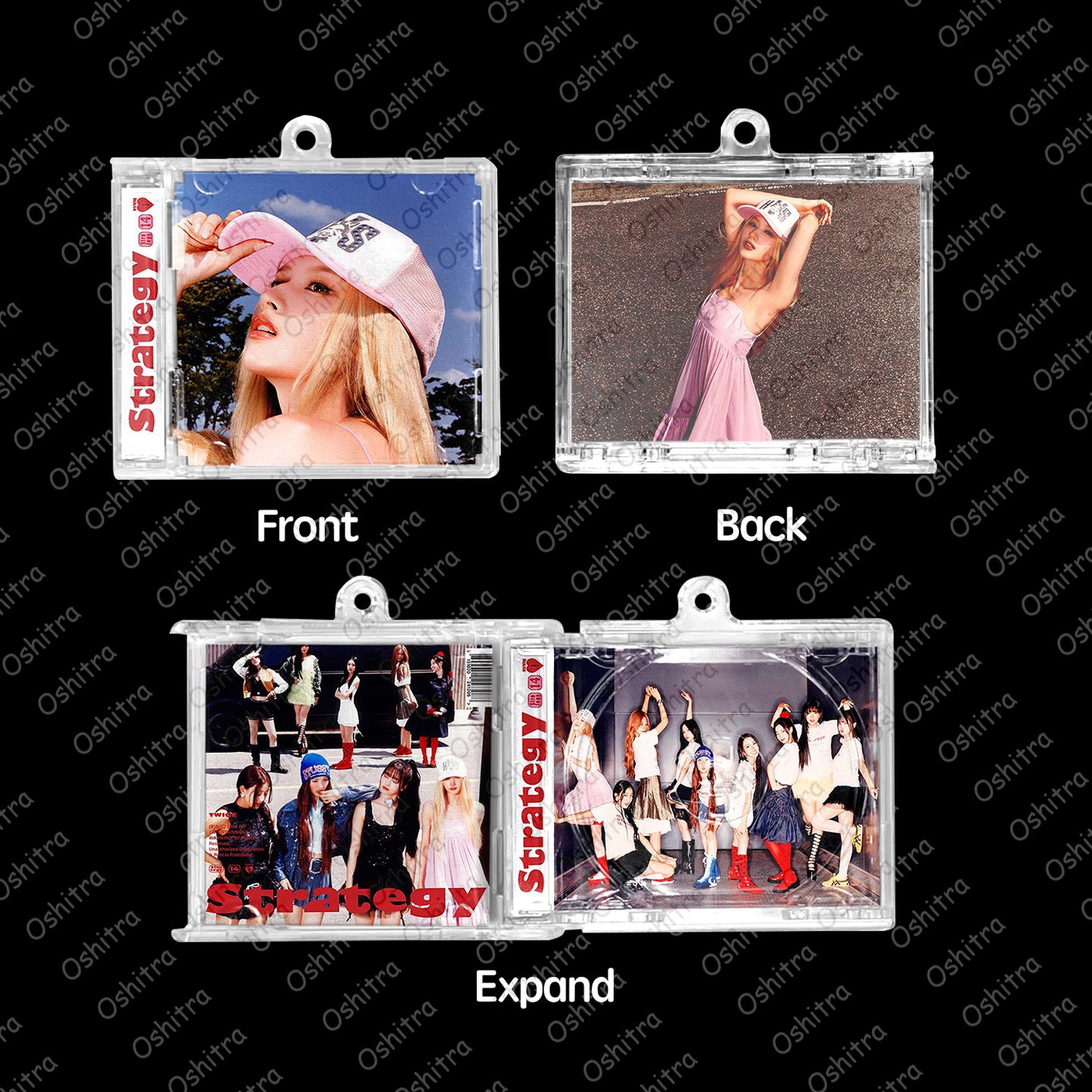 Twice「Strategy」Mini Album NFCミニアルバムキーホルダー スマホタッチで音楽再生 推し活グッズ