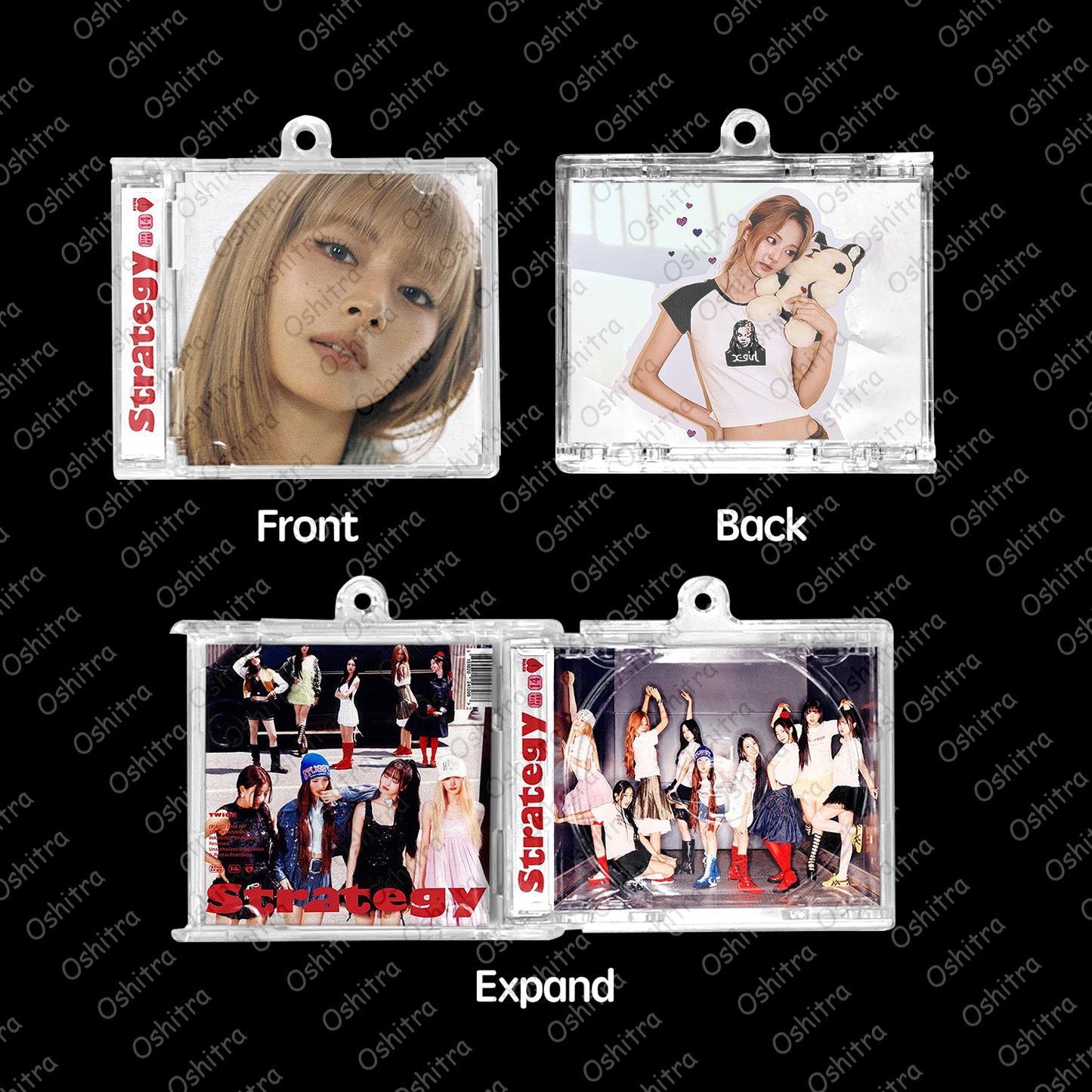 Twice「Strategy」Mini Album NFCミニアルバムキーホルダー スマホタッチで音楽再生 推し活グッズ