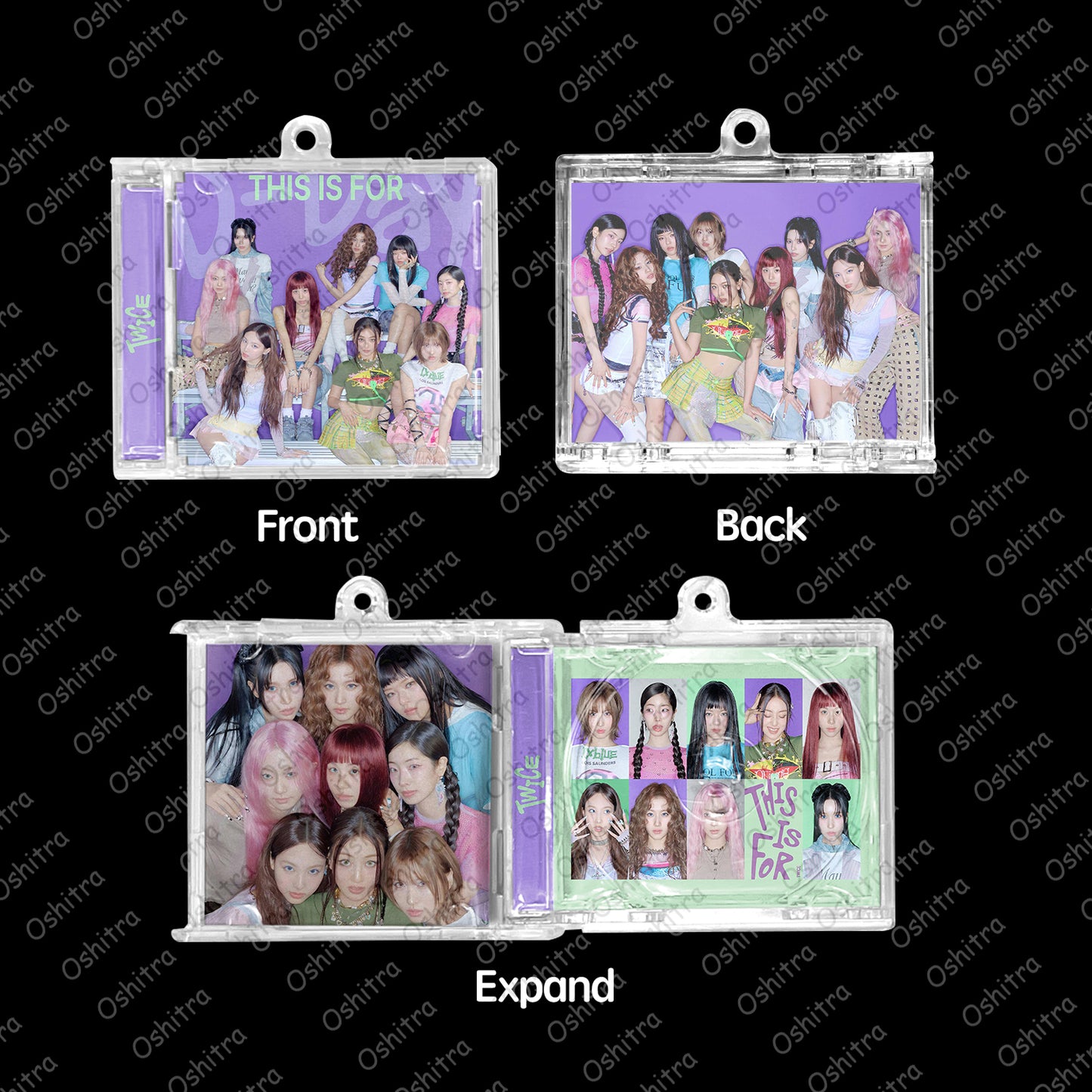 Twice「This Is For」Mini Album NFCミニアルバムキーホルダー スマホタッチで音楽再生 推し活グッズ