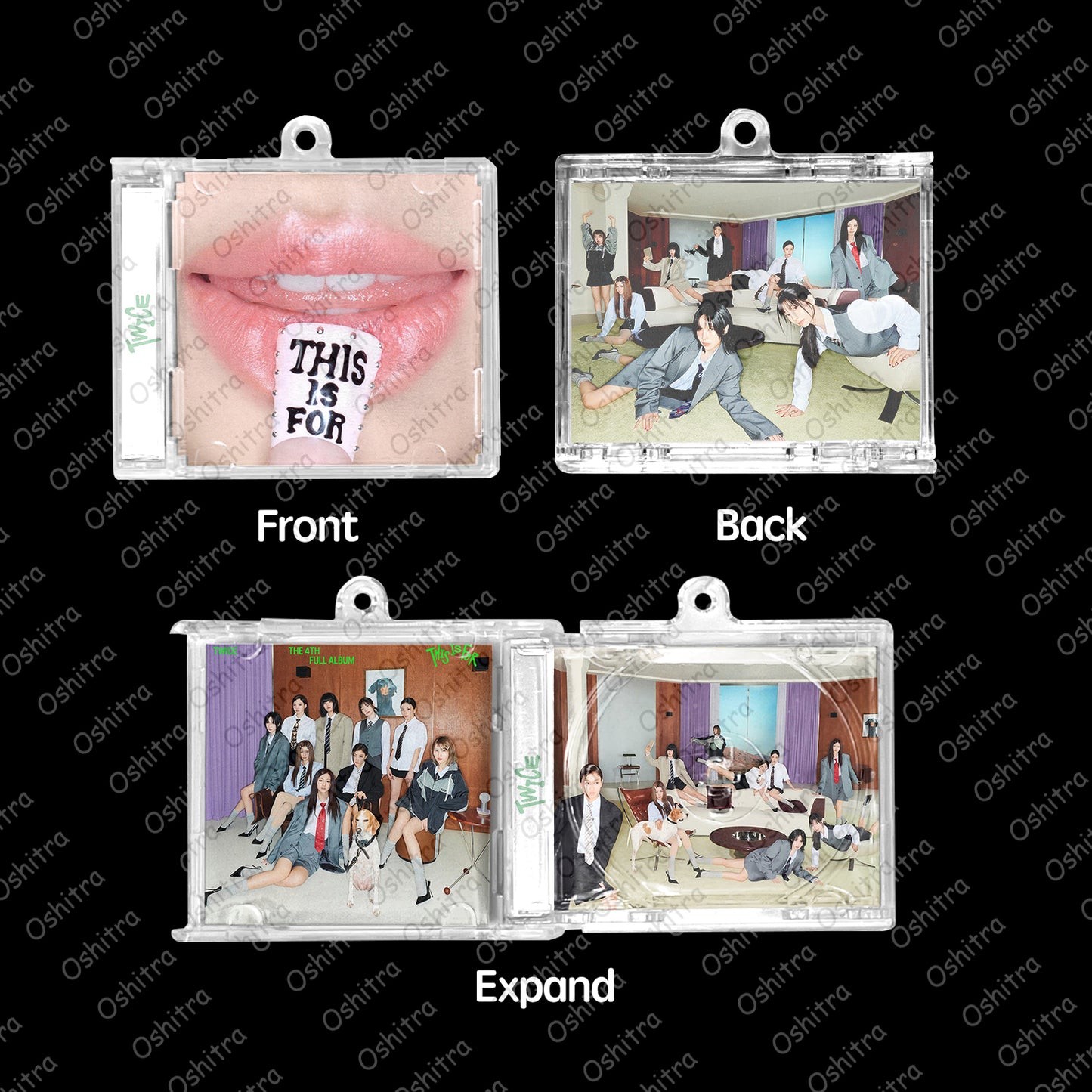 Twice「This Is For」Mini Album NFCミニアルバムキーホルダー スマホタッチで音楽再生 推し活グッズ