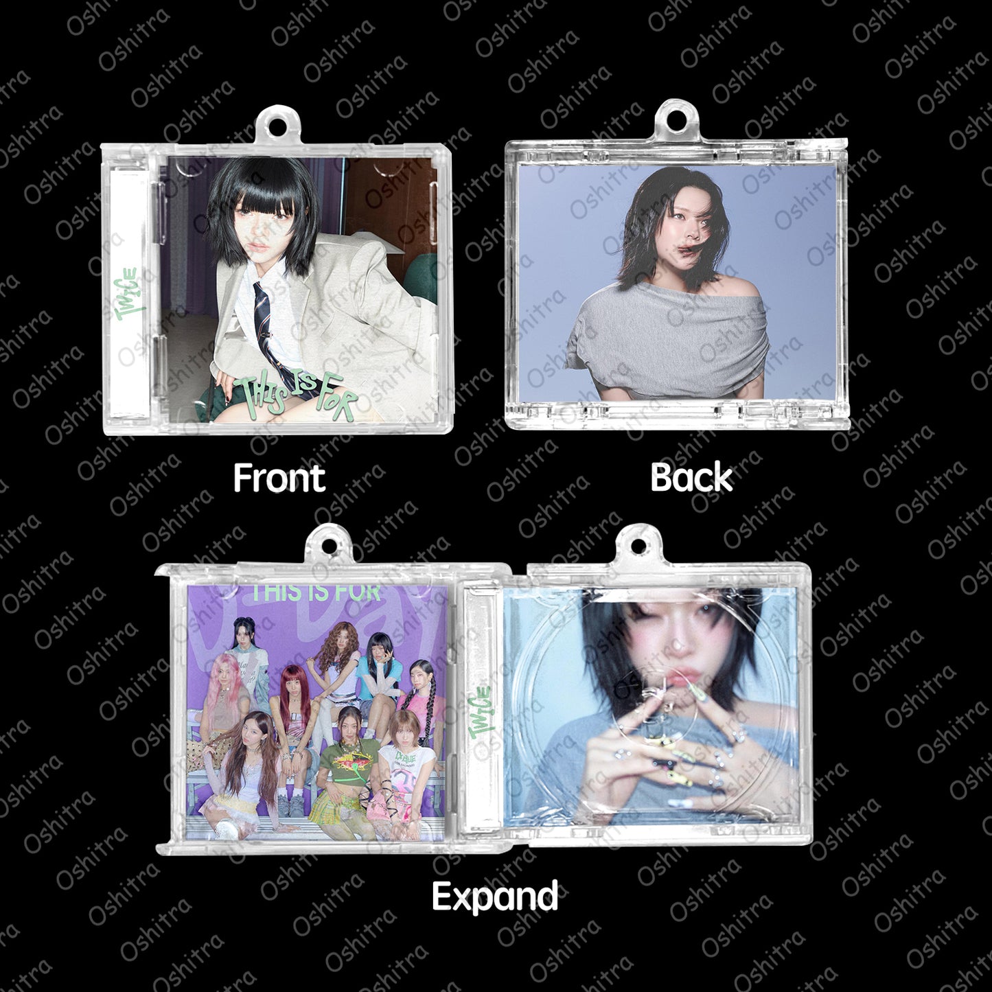 Twice「This Is For」Mini Album NFCミニアルバムキーホルダー スマホタッチで音楽再生 推し活グッズ
