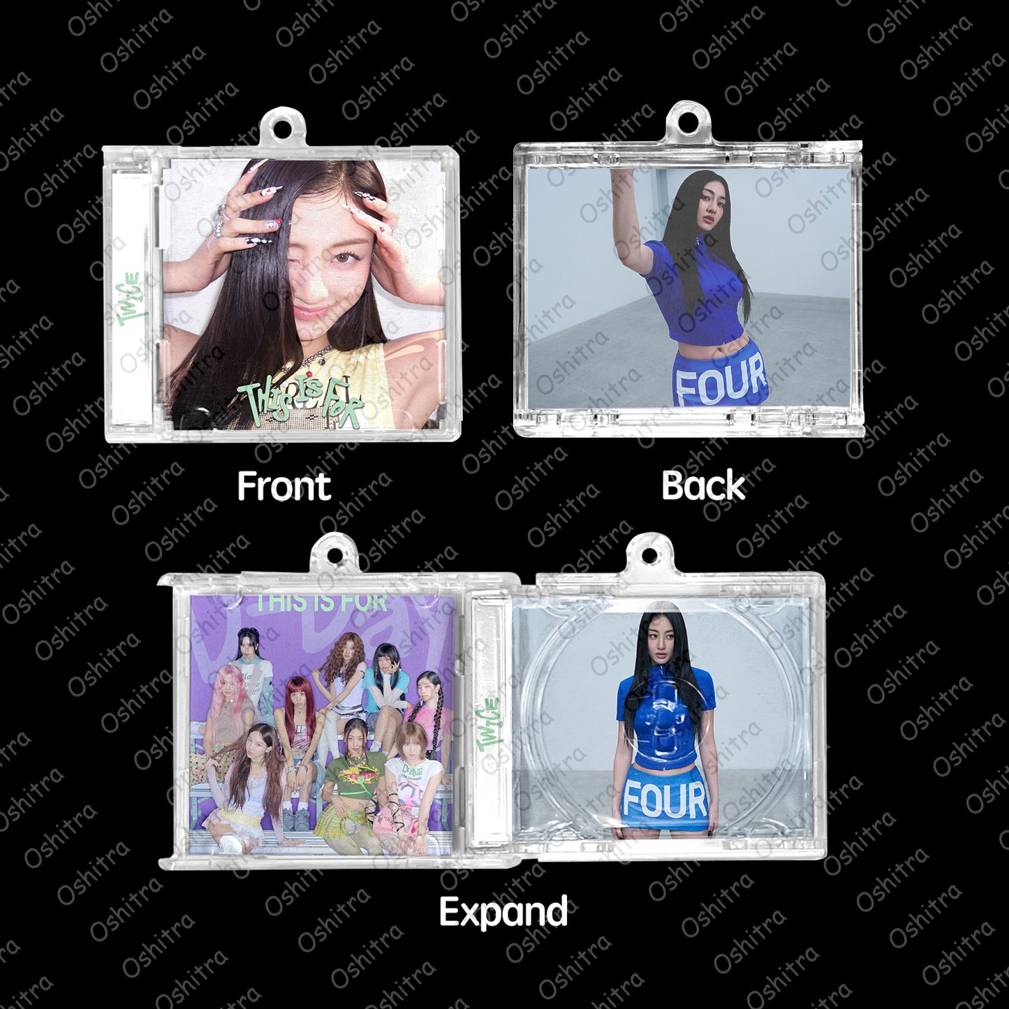 Twice「This Is For」Mini Album NFCミニアルバムキーホルダー スマホタッチで音楽再生 推し活グッズ