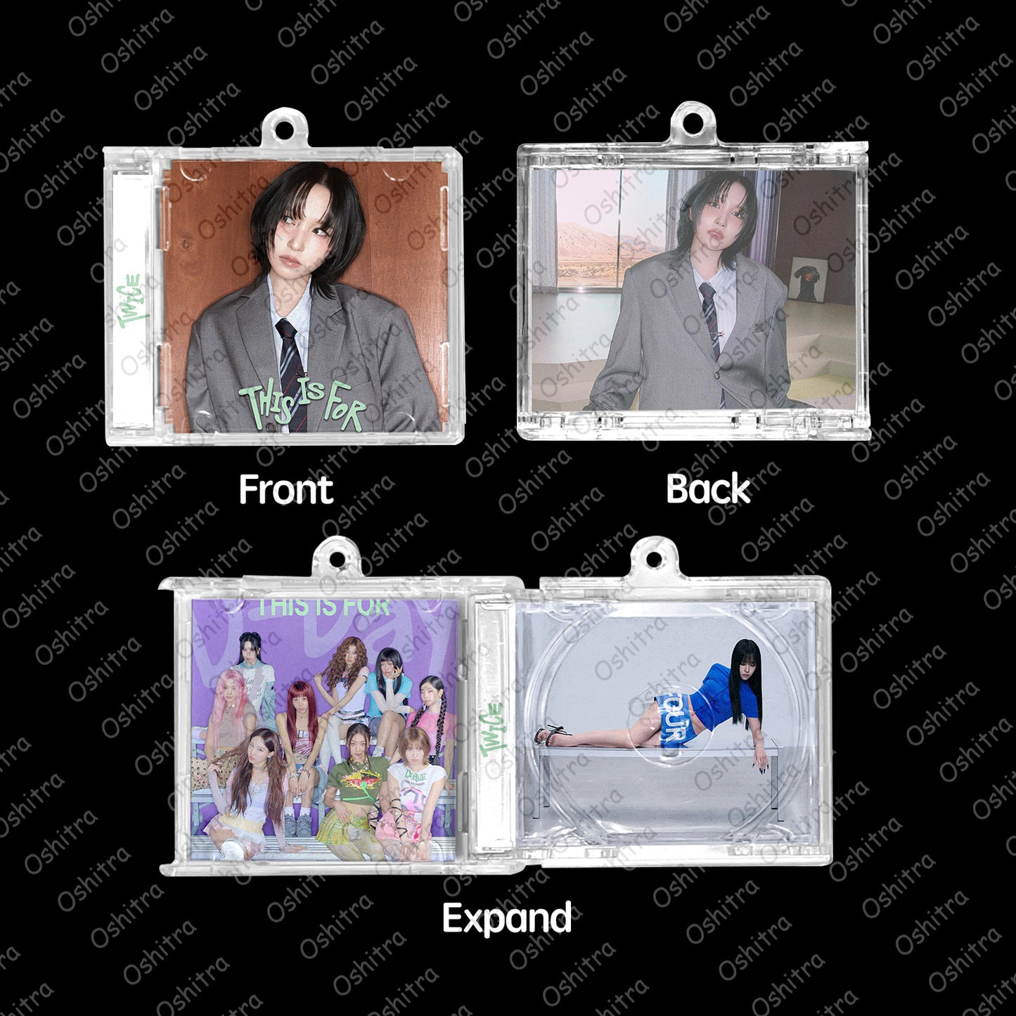 Twice「This Is For」Mini Album NFCミニアルバムキーホルダー スマホタッチで音楽再生 推し活グッズ