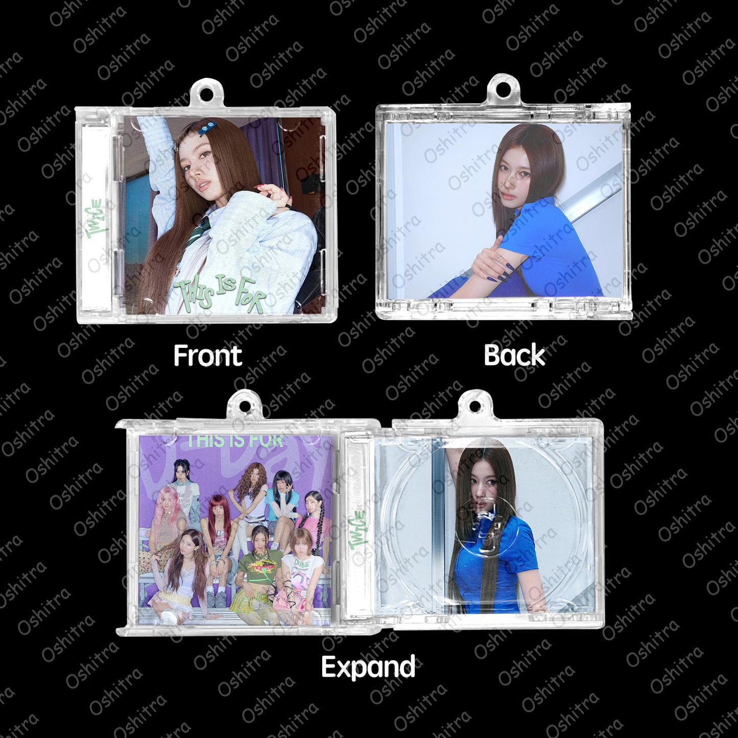 Twice「This Is For」Mini Album NFCミニアルバムキーホルダー スマホタッチで音楽再生 推し活グッズ