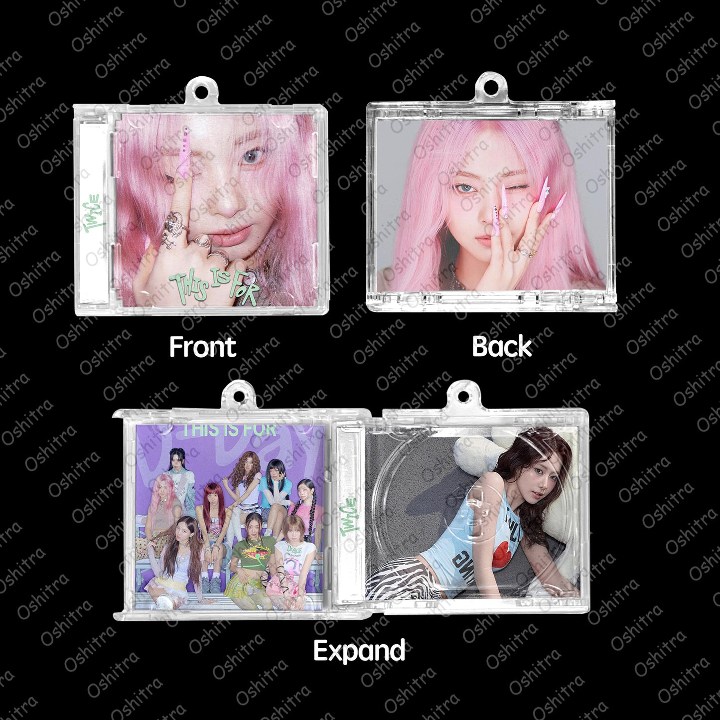 Twice「This Is For」Mini Album NFCミニアルバムキーホルダー スマホタッチで音楽再生 推し活グッズ