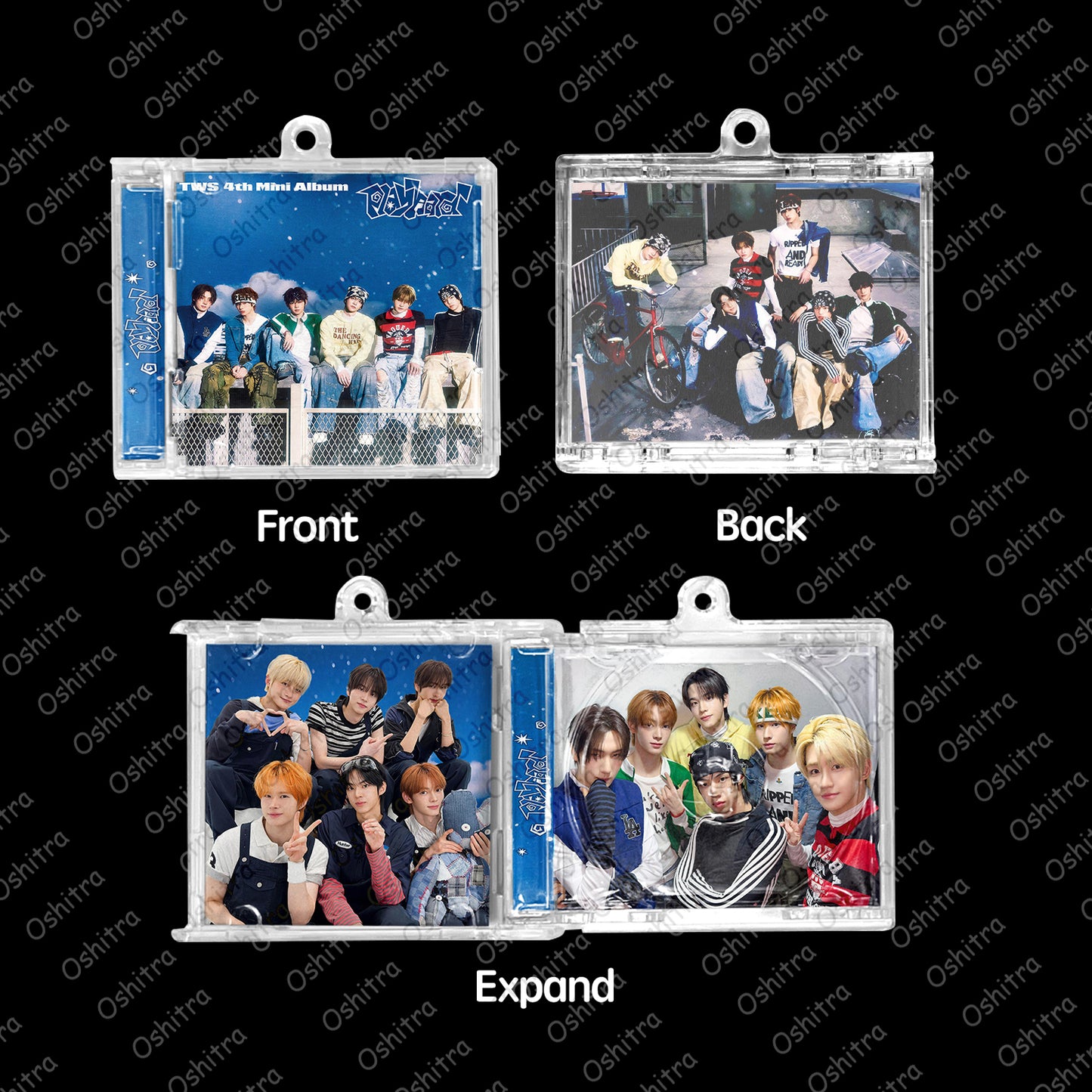 TWS「Playhard」Mini Album NFCミニアルバムキーホルダー スマホタッチで音楽再生 推し活グッズ