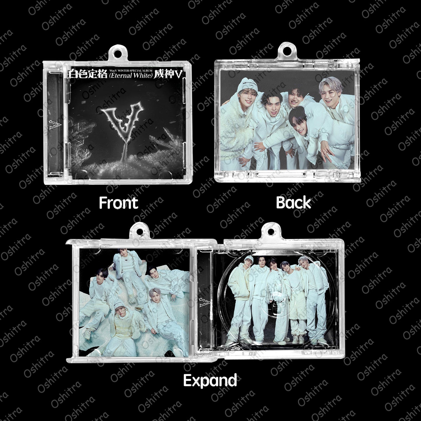 WayV「Eternal White」Mini Album NFCミニアルバムキーホルダー スマホタッチで音楽再生 推し活グッズ