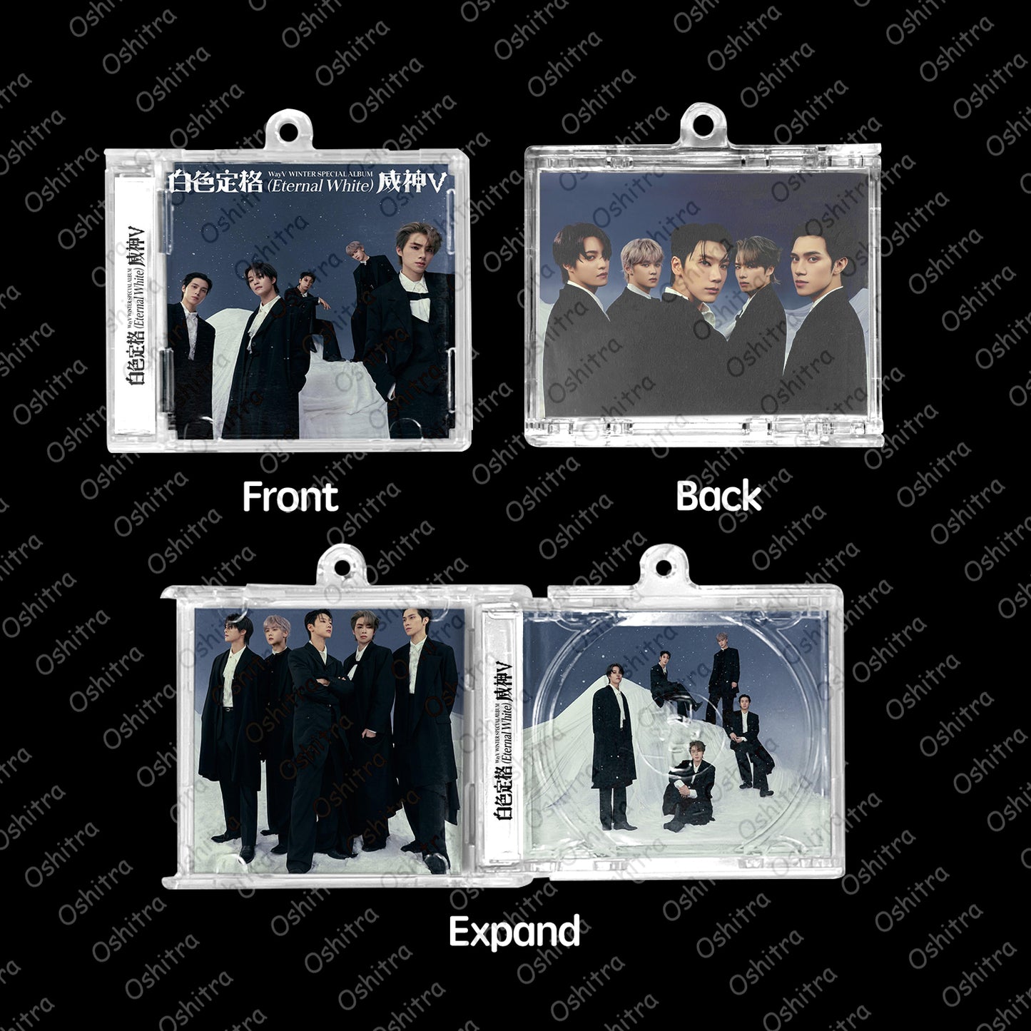 WayV「Eternal White」Mini Album NFCミニアルバムキーホルダー スマホタッチで音楽再生 推し活グッズ