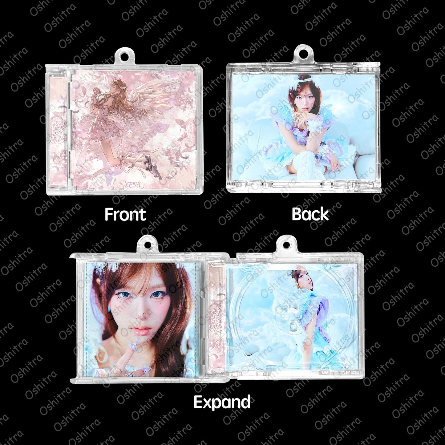 YENA「Blooming Wings」Mini Album NFCミニアルバムキーホルダー スマホタッチで音楽再生 推し活グッズ