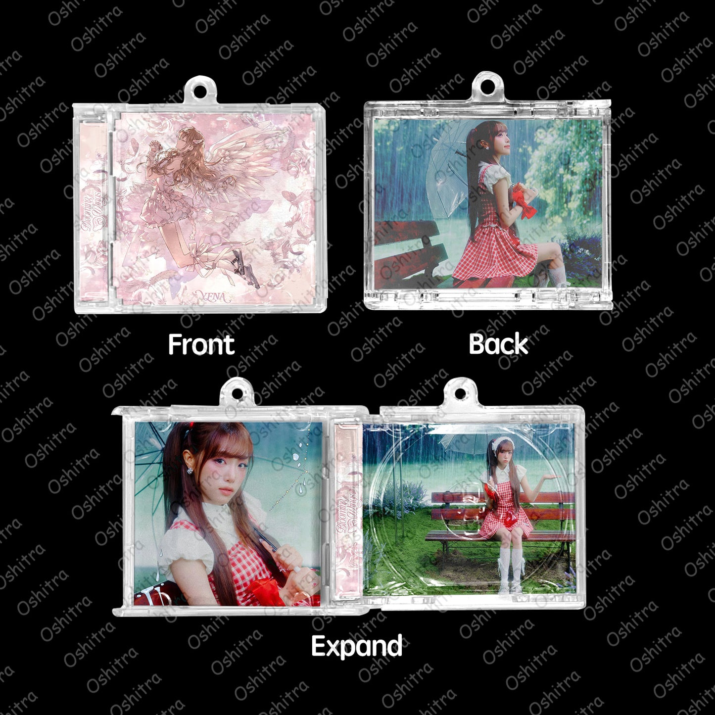 YENA「Blooming Wings」Mini Album NFCミニアルバムキーホルダー スマホタッチで音楽再生 推し活グッズ