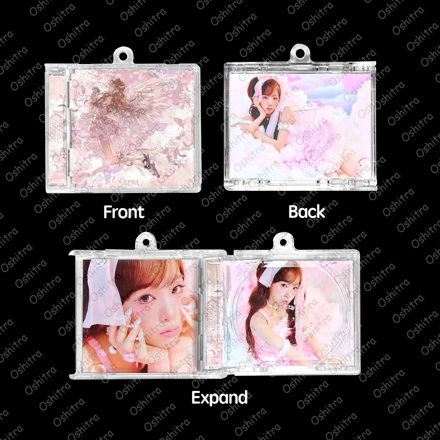 YENA「Blooming Wings」Mini Album NFCミニアルバムキーホルダー スマホタッチで音楽再生 推し活グッズ