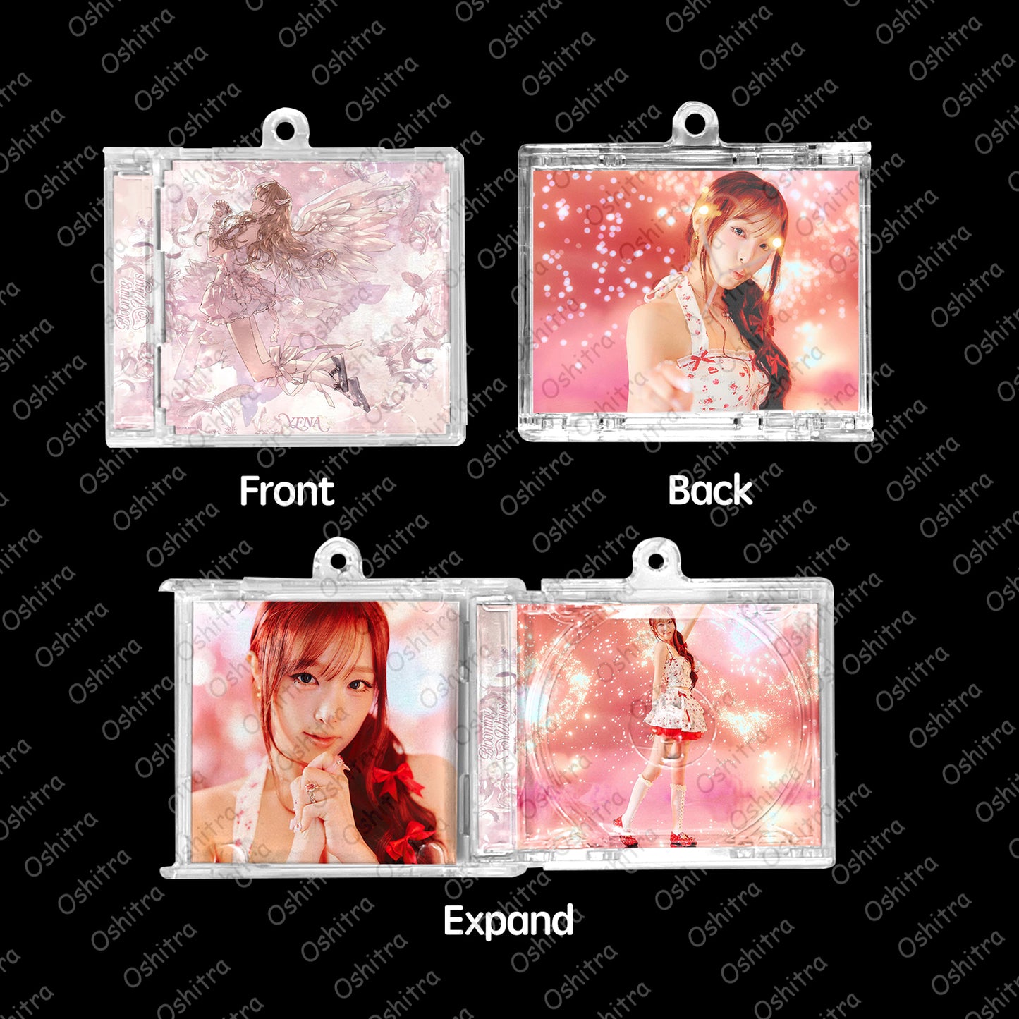 YENA「Blooming Wings」Mini Album NFCミニアルバムキーホルダー スマホタッチで音楽再生 推し活グッズ