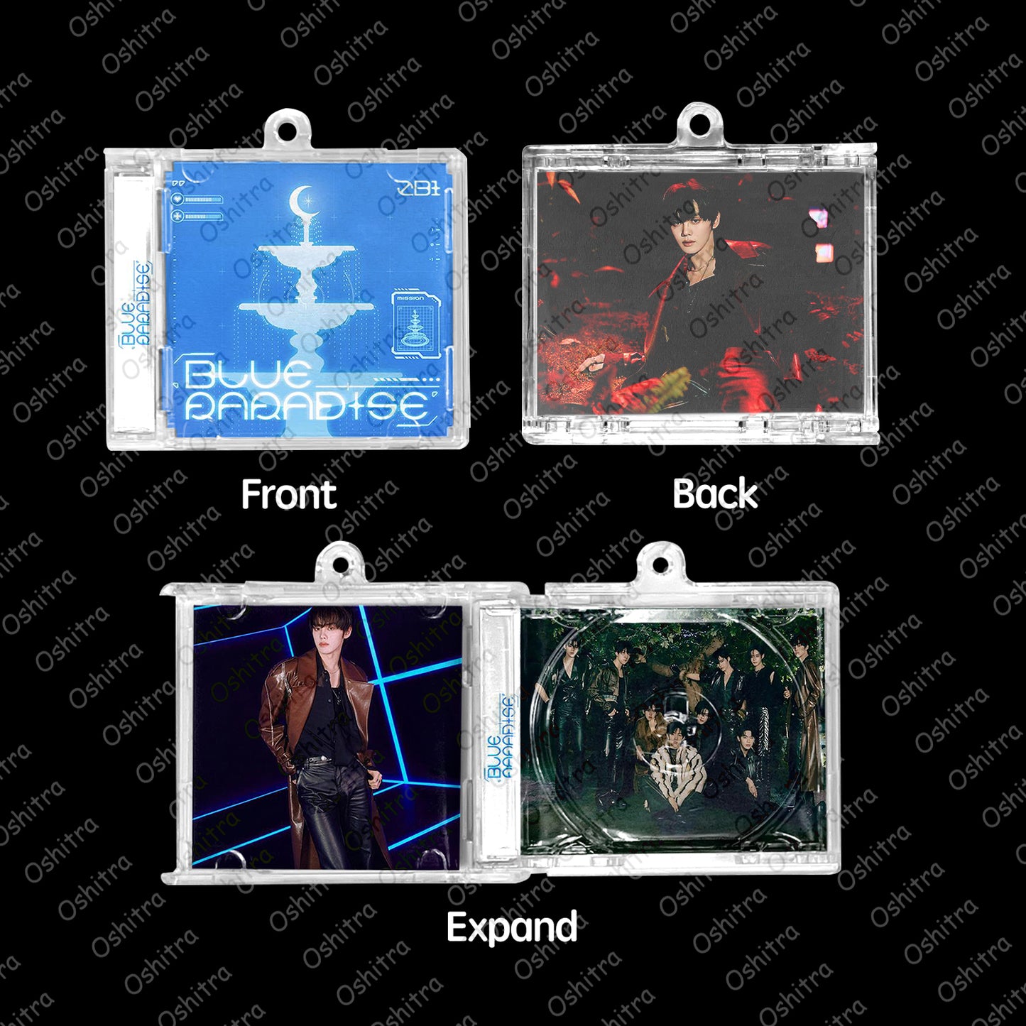 ZEROBASEONE「Blue Paradise」Mini Album NFCミニアルバムキーホルダー スマホタッチで音楽再生 推し活グッズ