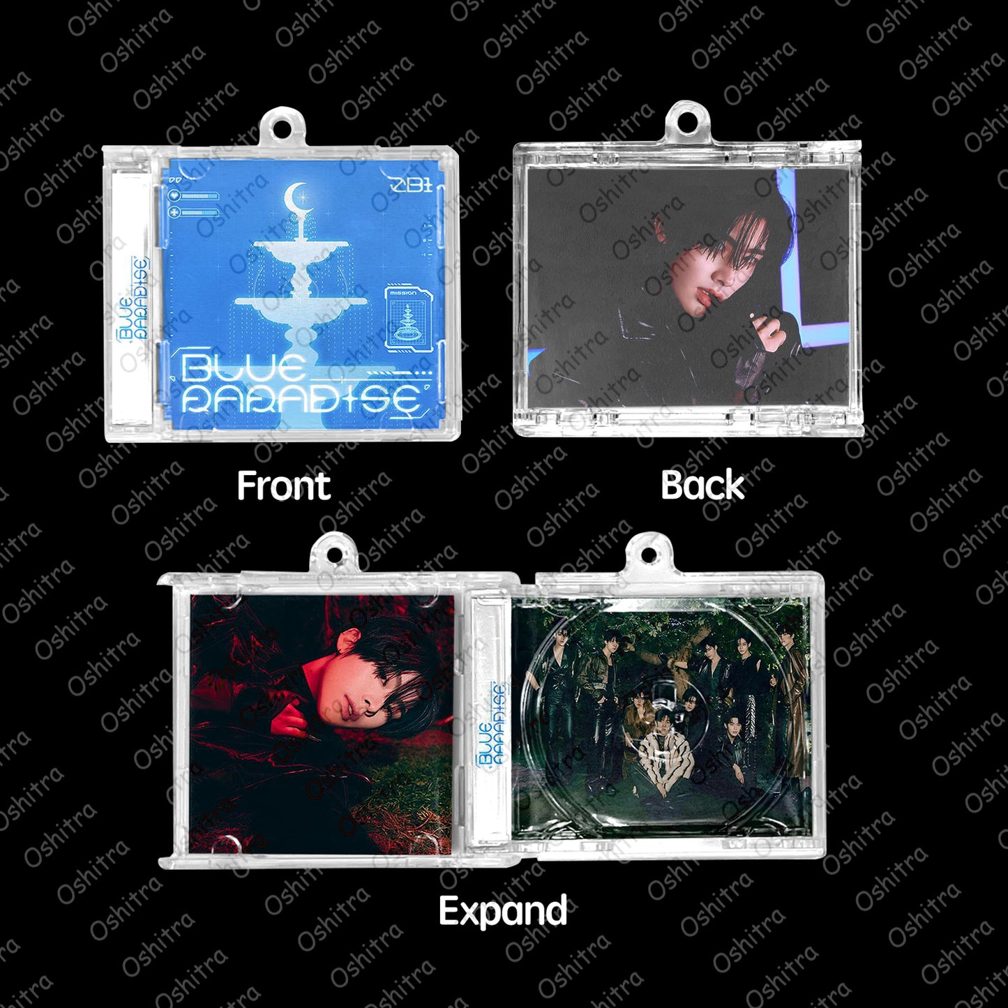ZEROBASEONE「Blue Paradise」Mini Album NFCミニアルバムキーホルダー スマホタッチで音楽再生 推し活グッズ