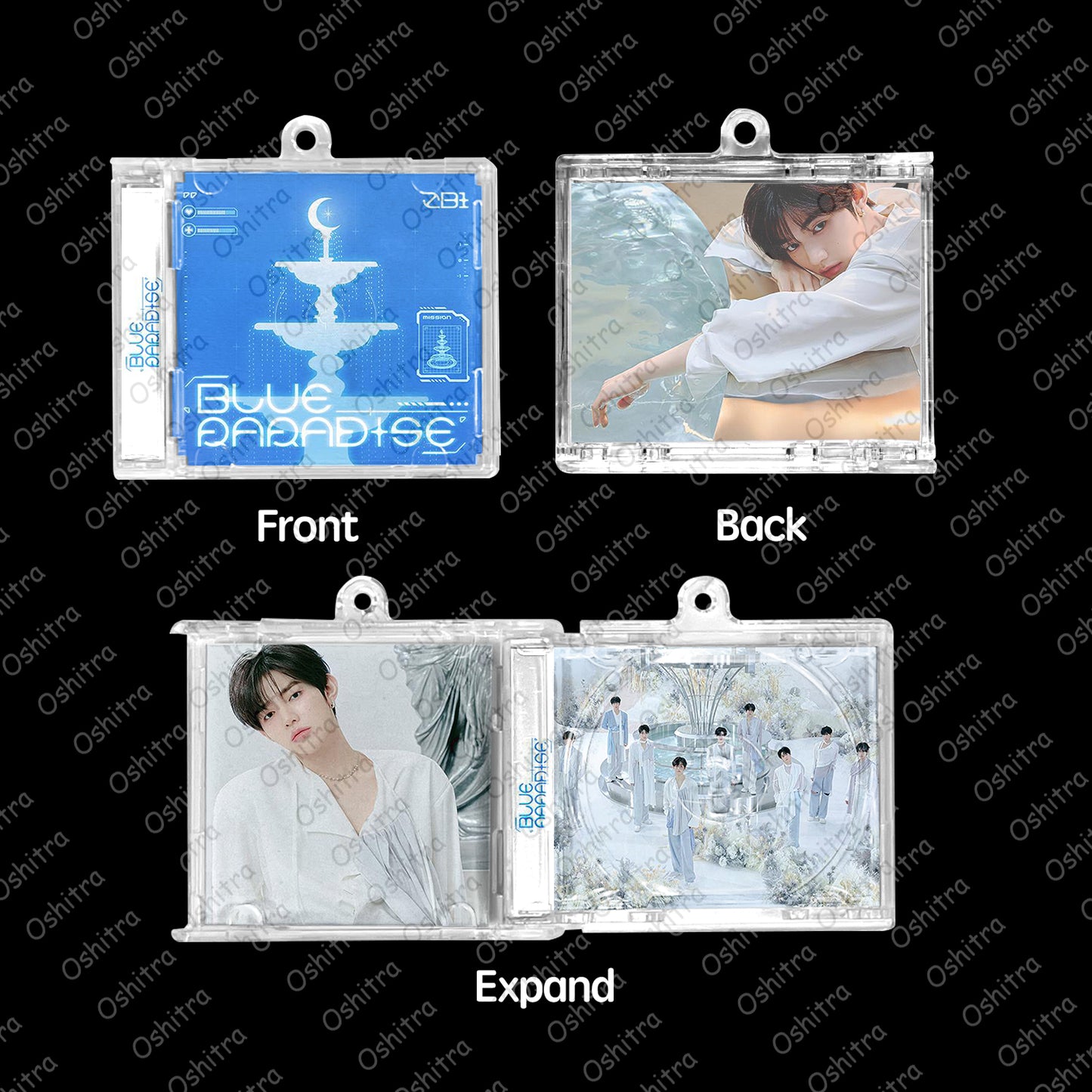 ZEROBASEONE「Blue Paradise」Mini Album NFCミニアルバムキーホルダー スマホタッチで音楽再生 推し活グッズ